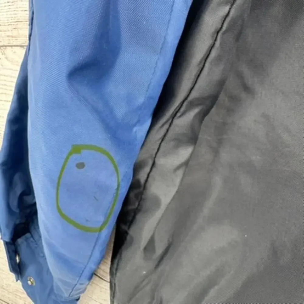 Vintage Rusty Thermolite Quilt Lined Insulated Jacket Mens Medium Blue Black‎